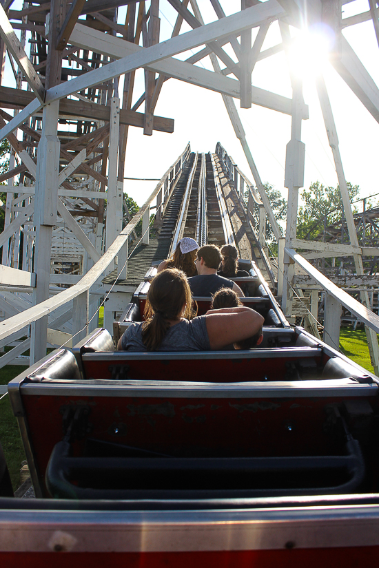 The National Amusement Devices designed Big Dipper Rollercoaster at Camden Park, Huntington West Virginia