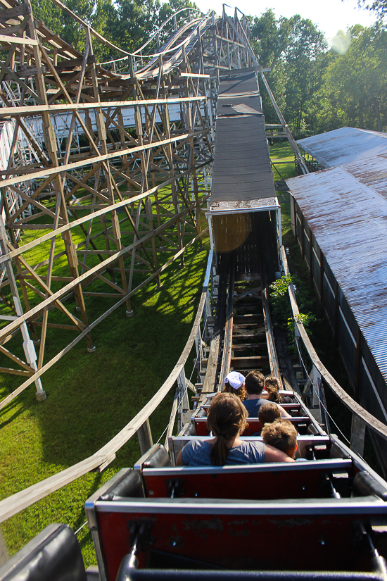 The National Amusement Devices designed Big Dipper Rollercoaster at Camden Park, Huntington West Virginia