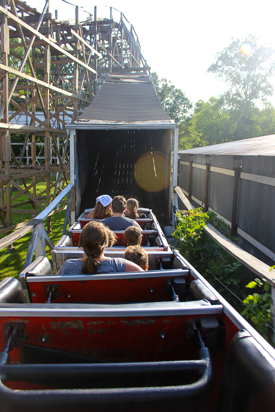 TThe National Amusement Devices designed Big Dipper Rollercoaster at Camden Park, Huntington West Virginia