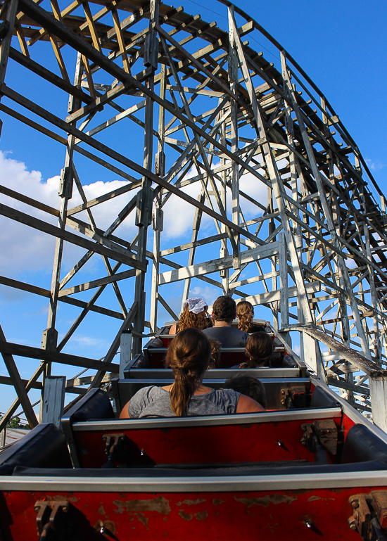 The National Amusement Devices designed Big Dipper Rollercoaster at Camden Park, Huntington West Virginia