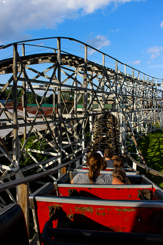 The National Amusement Devices designed Big Dipper Rollercoaster at Camden Park, Huntington West Virginia