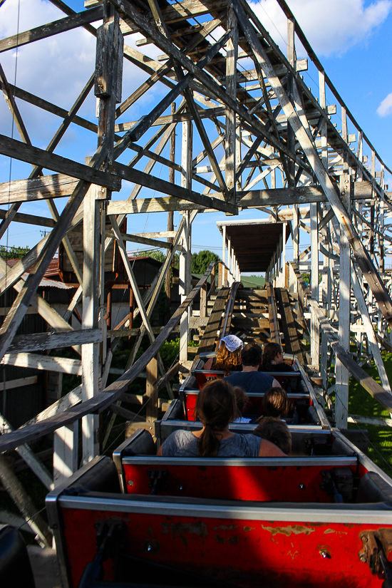 The National Amusement Devices designed Big Dipper Rollercoaster at Camden Park, Huntington West Virginia