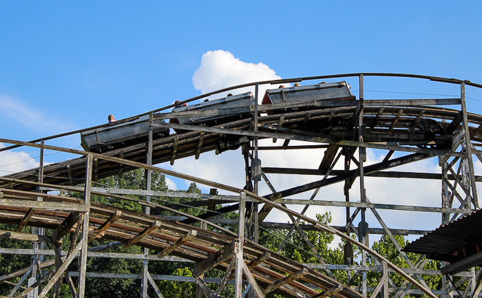 TThe National Amusement Devices designed Big Dipper Rollercoaster at Camden Park, Huntington West Virginia