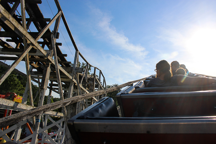 The National Amusement Devices designed Big Dipper Rollercoaster at Camden Park, Huntington West Virginia