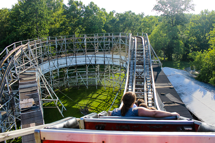 The National Amusement Devices designed Big Dipper Rollercoaster at Camden Park, Huntington West Virginia