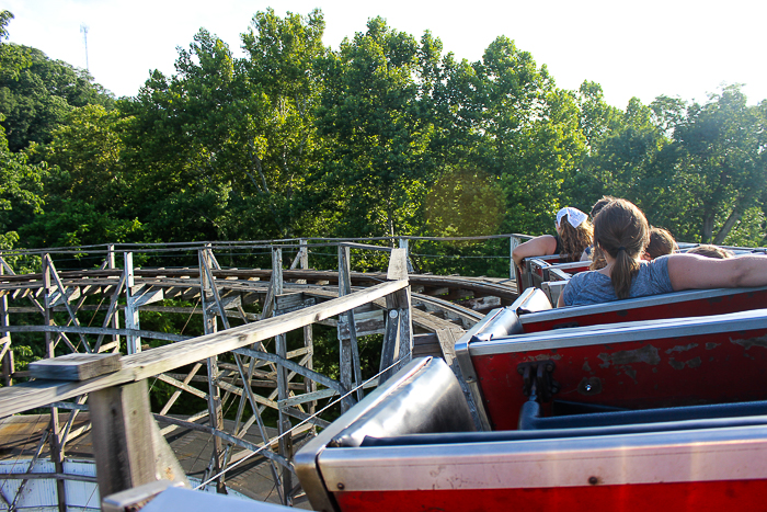 The National Amusement Devices designed Big Dipper Rollercoaster at Camden Park, Huntington West Virginia