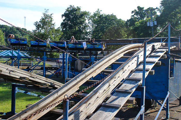 The National Amusement Devices designed LIttle Dipper Rollercoaster at Camden Park, Huntington West Virginia