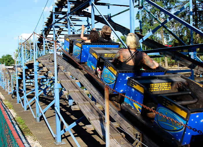 The National Amusement Devices designed LIttle Dipper Rollercoaster at Camden Park, Huntington West Virginia