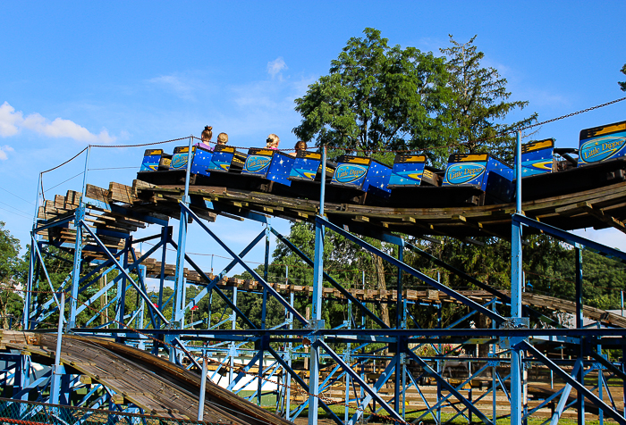 The National Amusement Devices designed LIttle Dipper Rollercoaster at Camden Park, Huntington West Virginia