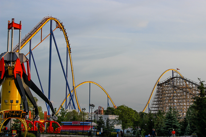 The Behemoth roller coaster at Canada's Wonderland, Vaughn, Ontario, Canada