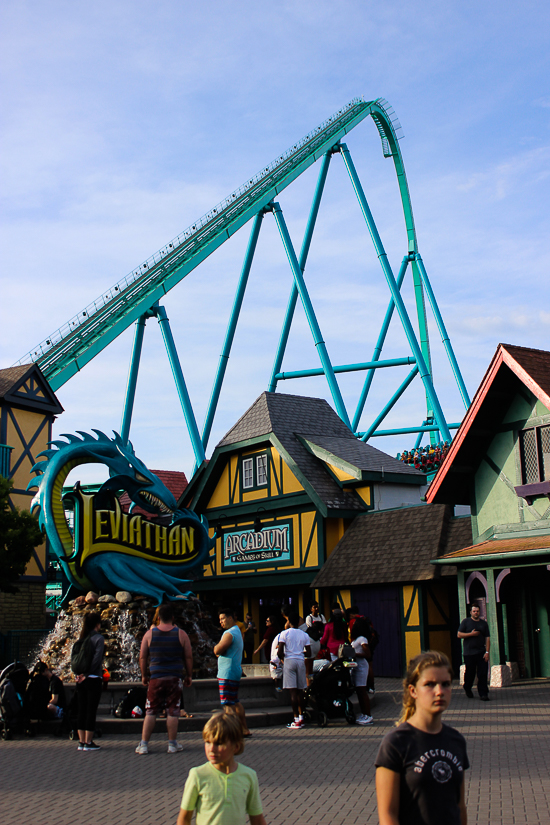 The Leviathan roller coaster at Canada's Wonderland, Vaughn, Ontario, Canada