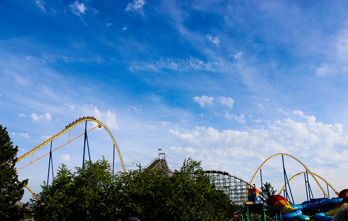 The Behemoth roller coaster at Canada's Wonderland, Vaughn, Ontario, Canada