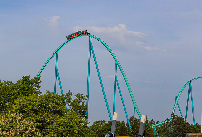 The Thunder Run roller coaster at Canada's Wonderland, Vaughn, Ontario, Canada