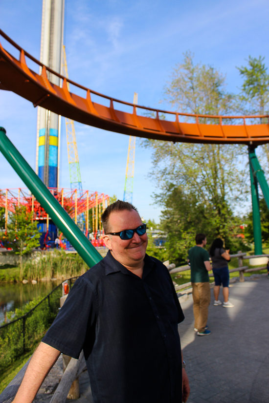 The Yukon Striker dive roller coaster at Canada's Wonderland, Vaughn, Ontario, Canada