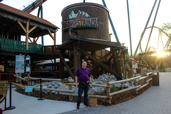 The Yukon Striker roller coaster at Canada's Wonderland, Vaughn, Ontario, Canada