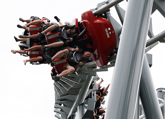 The Flight Deck Roller Coaster at Canada's Wonderland, Vaughn, Ontario, Canada