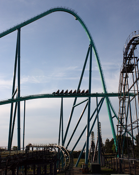 The Leviathan Roller Coaster at Canada's Wonderland, Vaughn, Ontario, Canada