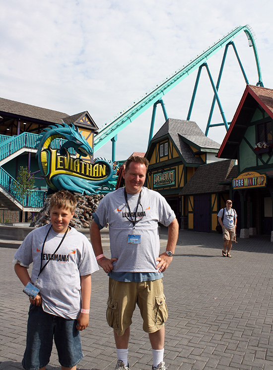 The Leviathan Roller Coaster at Canada's Wonderland, Vaughn, Ontario, Canada