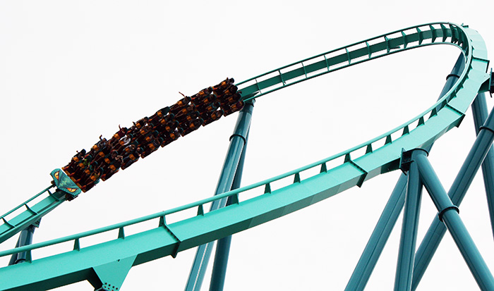 Wonder Mountain at Canada's Wonderland, Vaughn, Ontario, Canada