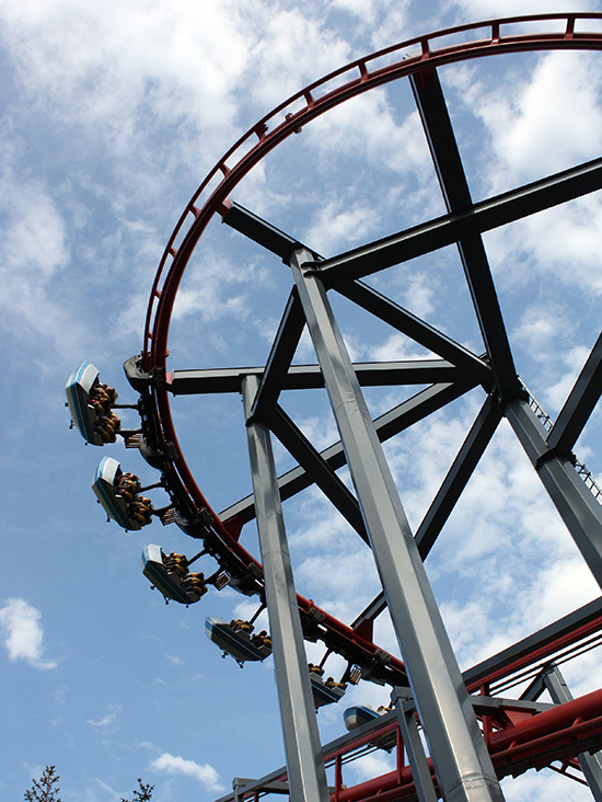 The Vortex Roller Coaster at Canada's Wonderland, Vaughn, Ontario, Canada