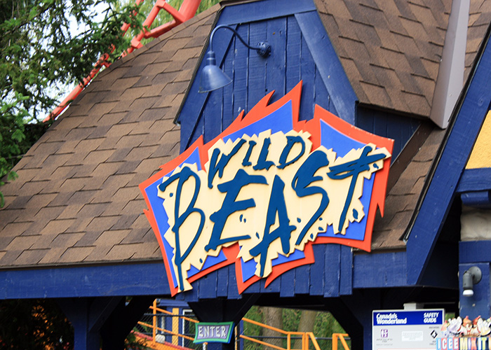 The Wild Beast Roller Coaster at Canada's Wonderland, Vaughn, Ontario, Canada