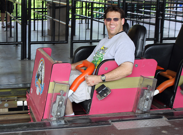 The Wild Beast Roller Coaster at Canada's Wonderland, Vaughn, Ontario, Canada