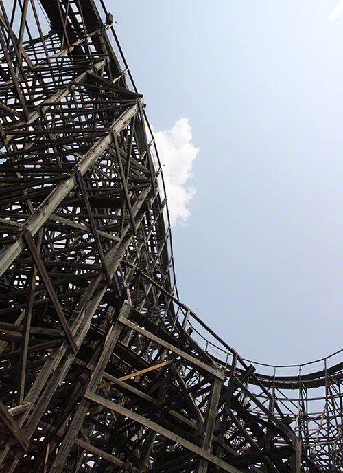 The Hurler Roller Coaster at Carowinds, Charlotte, North Carolina