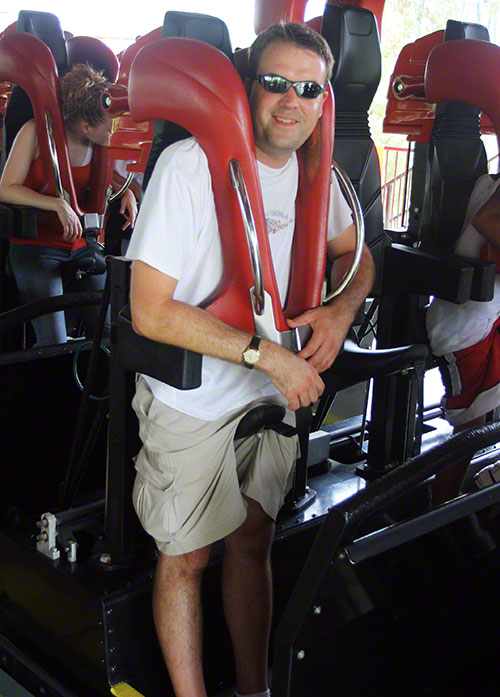 The Vortex Roller Coaster at Carowinds, Charlotte, North Carolina