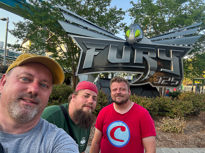 The Fury 325 roller coaster at Carowinds Theme Park, Charlotte North & South Carolina