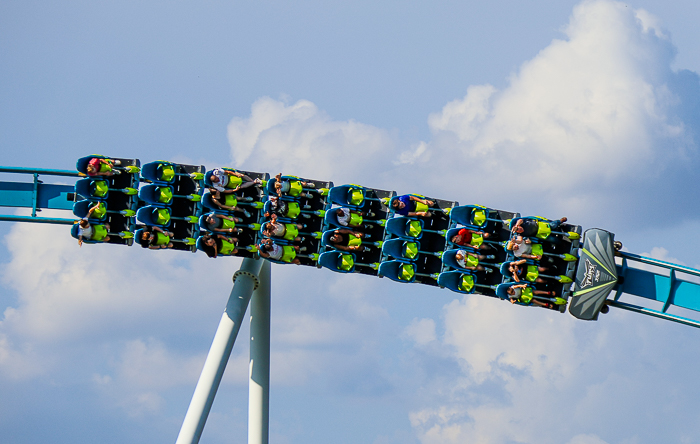 The Fury 325 roller coaster at Carowinds Theme Park, Charlotte North & South Carolina