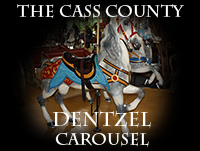 The Cass County Dentzel Carousel, Logansport, Indiana