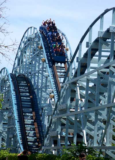 Blue Streak at Cedar Point, Sandusky, Ohio