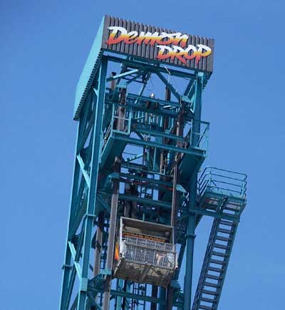 Demon Drop at Cedar Point, Sandusky, Ohio