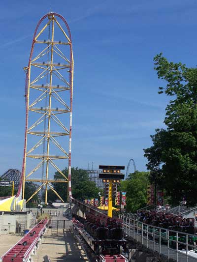 Top Thrill Dragster at Cedar Point, Sandusky, Ohio