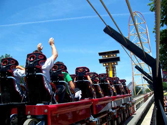 Top Thrill Dragster at Cedar Point, Sandusky, Ohio