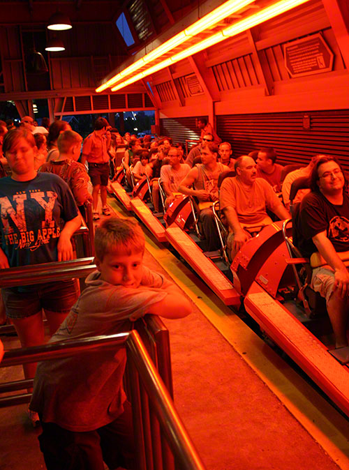 The Millenium Force Roller Coaster at Cedar Point, Sandusky, Ohio