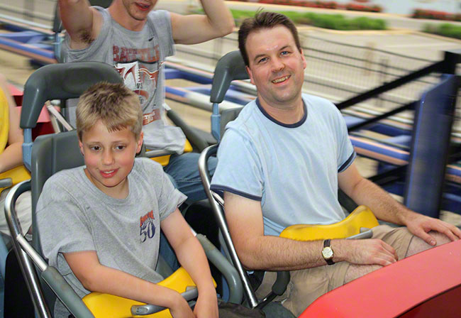 The Millenium Force Roller Coaster at Cedar Point, Sandusky, Ohio