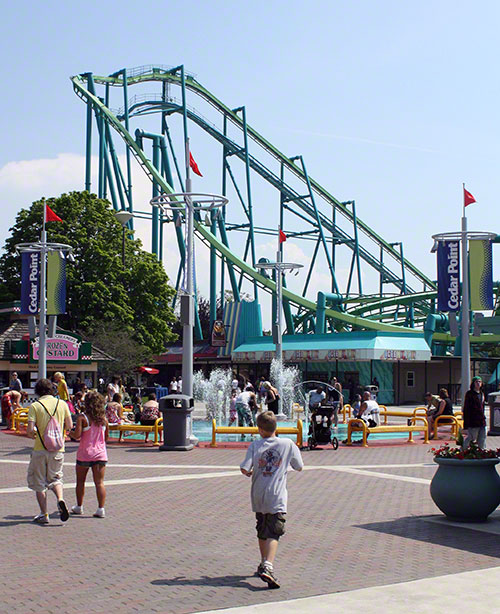 Raptor Roller Coaster at Cedar Point, Sandusky, Ohio