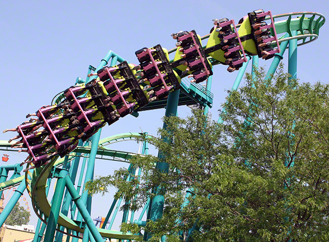 Raptor Roller Coaster at Cedar Point, Sandusky, Ohio