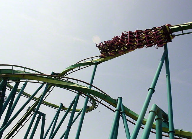 Raptor Roller Coaster at Cedar Point, Sandusky, Ohio