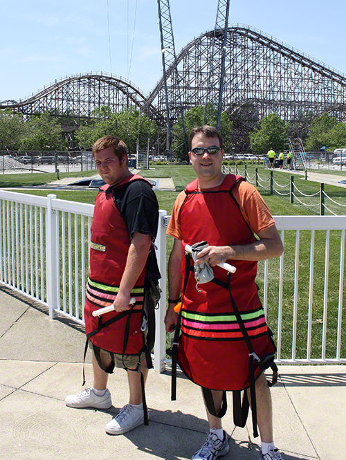 The Ripcord Skycoaster at Cedar Point, Sandusky, Ohio