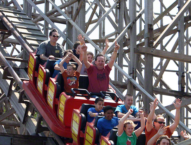 The Gemini Roller Coaster at Cedar Point, Sandusky, Ohio