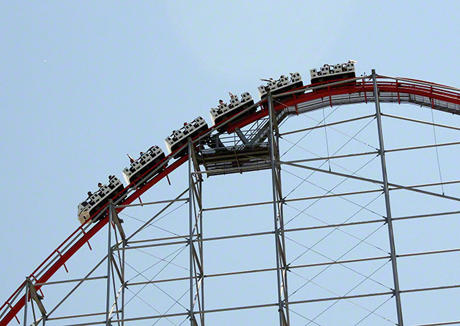 The Magnum XL-200 Roller Coaster at Cedar Point, Sandusky, Ohio