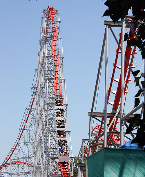 The Magnum XL-200 Roller Coaster at Cedar Point, Sandusky, Ohio