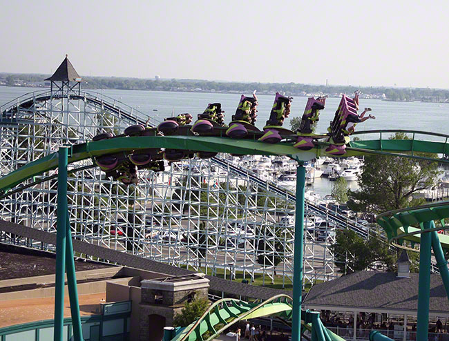 The Raptor Roller Coaster at Cedar Point, Sandusky, Ohio