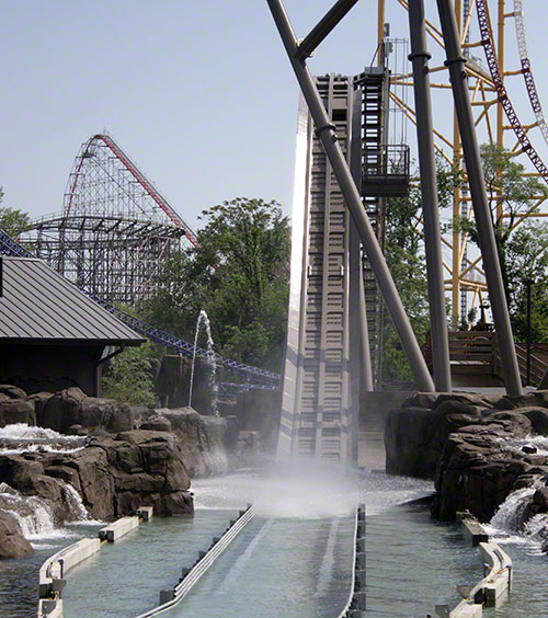 Shoot The Rapids at Cedar Point, Sandusky, Ohio