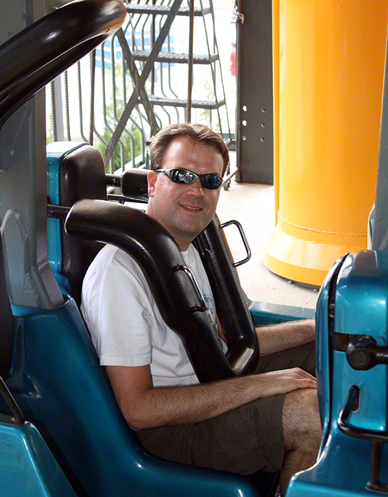 The Iron Dragon Roller Coaster at Cedar Point Amusement Park, Sandusky Ohio