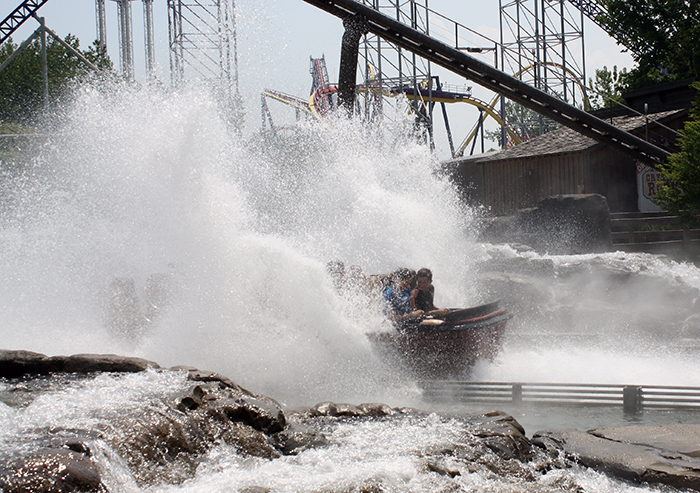 Shoot the Rapids at Cedar Point Amusement Park, Sandusky Ohio