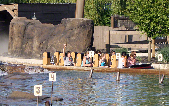 Shoot the Rapids at Cedar Point Amusement Park, Sandusky Ohio