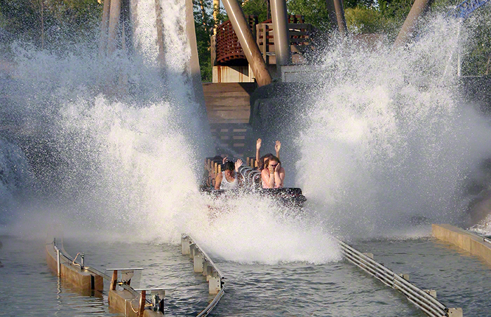 Shoot the Rapids at Cedar Point Amusement Park, Sandusky Ohio